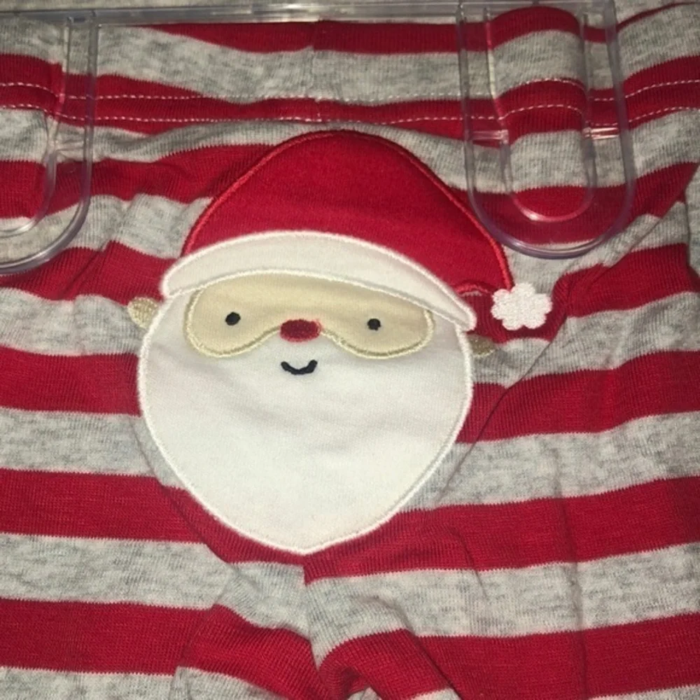 Carter's‎ Baby's 9 Months Christmas Outfit Pants Santa Mistletoe Magnet NWT